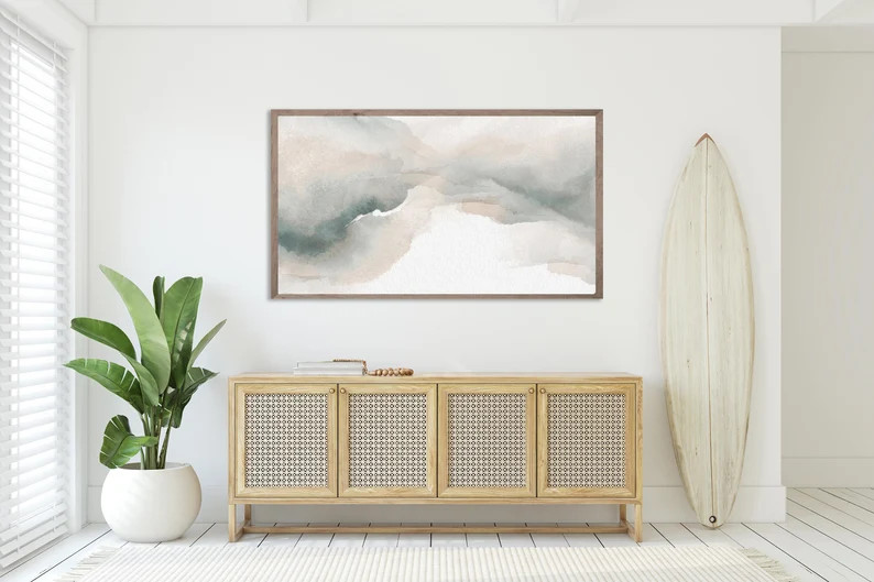 Samsung Frame TV Art Clouds at Dawn Watercolor Samsung Art - Etsy | Etsy (US)