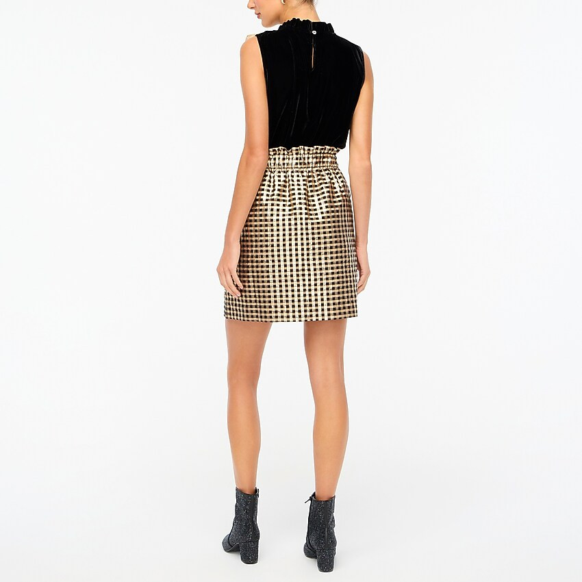 Paper-bag pull-on mini skirt | J.Crew Factory