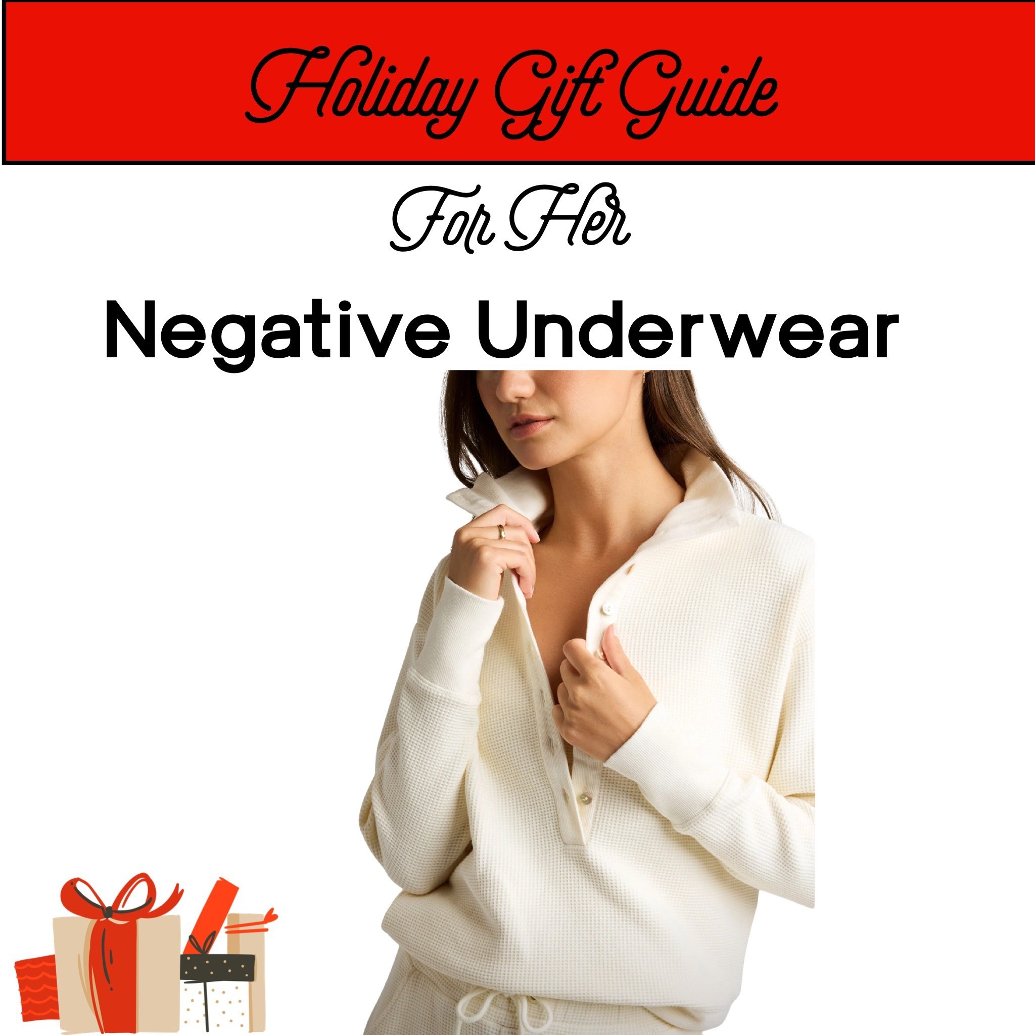 Sharing this luxurious Henley top that you will want to live in from Negative Underwear. It will make the perfect gift for that women on your list. 

. They have the most amazing loungewear that you will love. 

Negative Underwear, lounge tops, loungewear, gifts for her, Christmas gifts for her

#LTKGiftGuide #LTKStyleTip #LTKActive