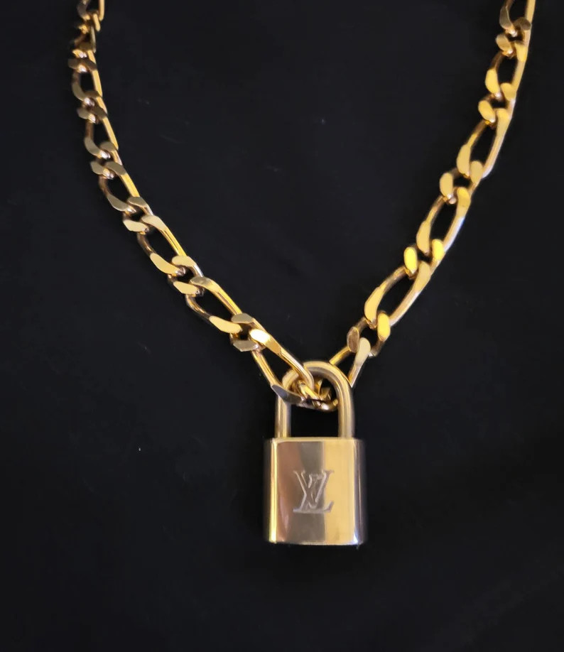 Authentic Louis Vuitton Lock ONLY for Charm, Necklace (lock is closed NO Key, No Necklace) | Etsy (US)