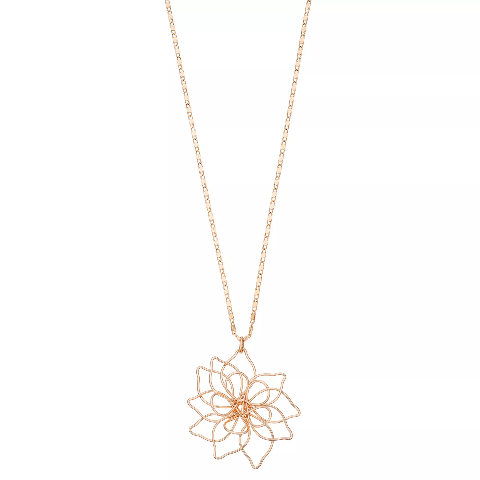 LC Lauren Conrad Flower Necklace | Kohl's