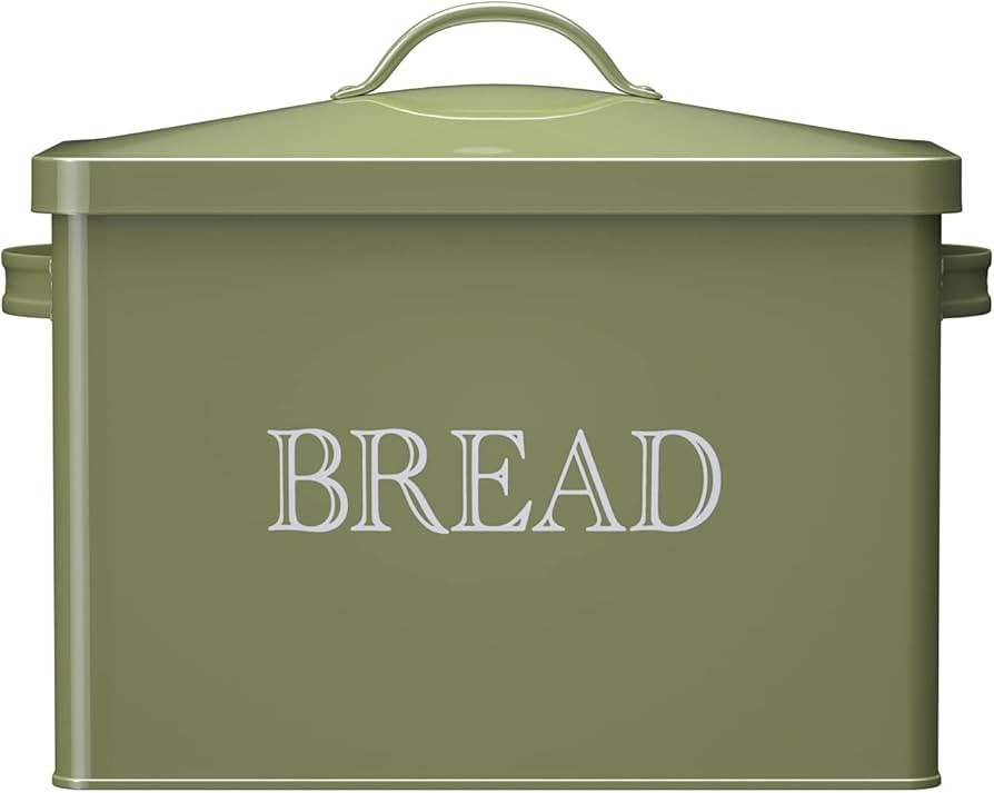 JRENINET Farmhouse Bread Box for Kitchen Countertop - Space Saving, Large Capacity Bread Storage ... | Amazon (US)