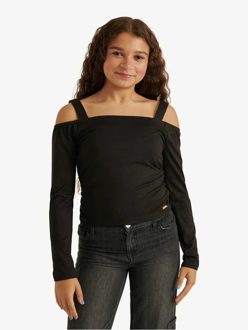 Justice Girl's Off the Shoulder Top, Sizes XS - XL | Walmart (US)