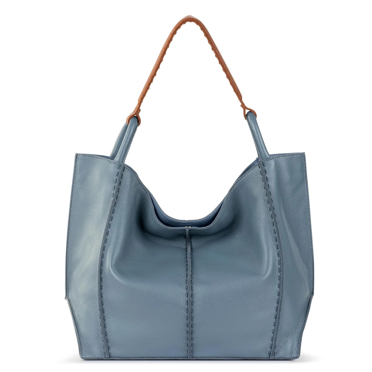 Los Feliz Large Tote Bag in Maritime Leather | The Sak