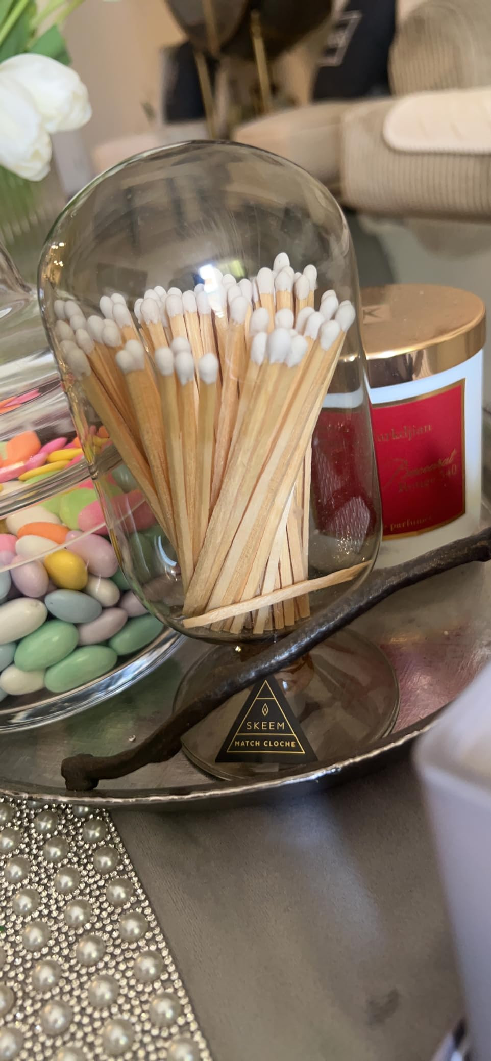 4" Classic White Tip Matches (100 Count, with Striking Stickers Included) | Decorative Unique & Fun for Your Home, Gifts, Accessories & Events | Premium Long Wood Safety Matches by Thankful Greetings | Amazon (US)