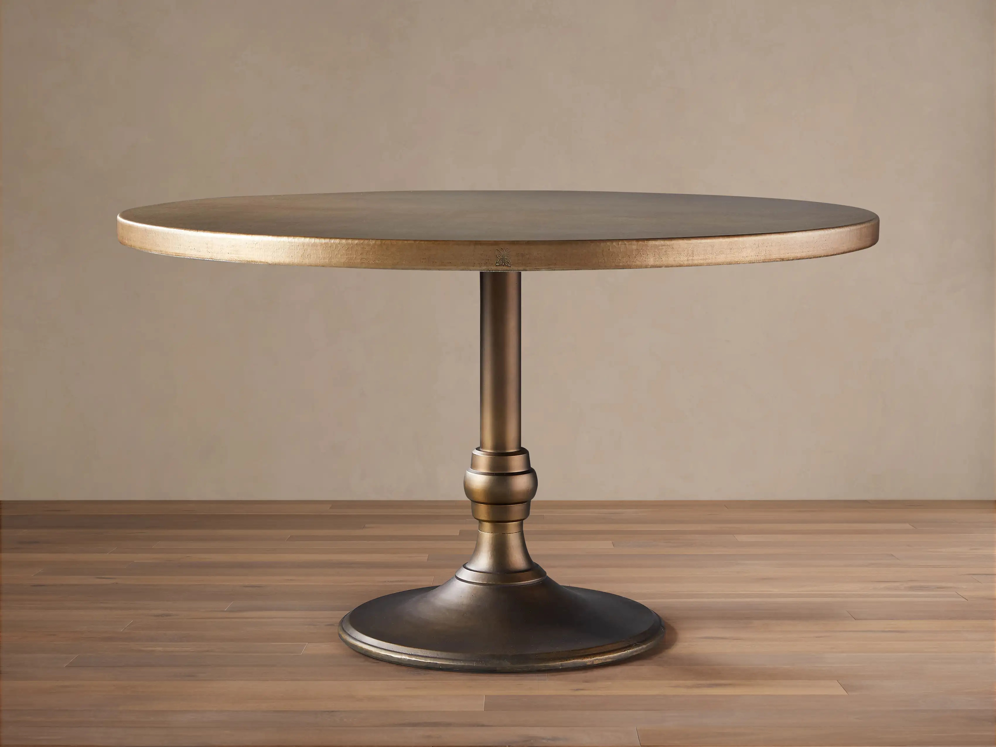 Recycled Metal Bistro Table with Wade Base | Arhaus