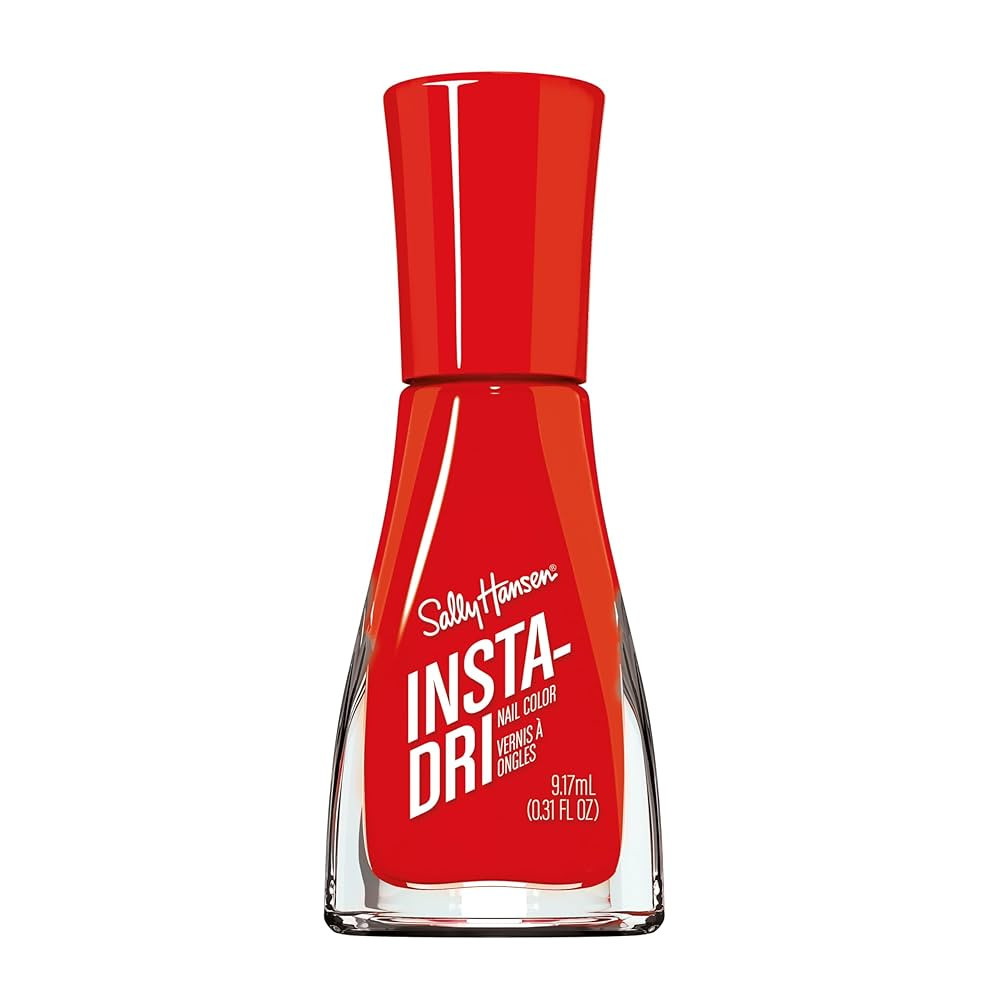 Sally Hansen Insta-Dri, Augmented Red-ality, Quick Dry, Long Lasting, Opaque, Shiny Red Nail Poli... | Amazon (US)