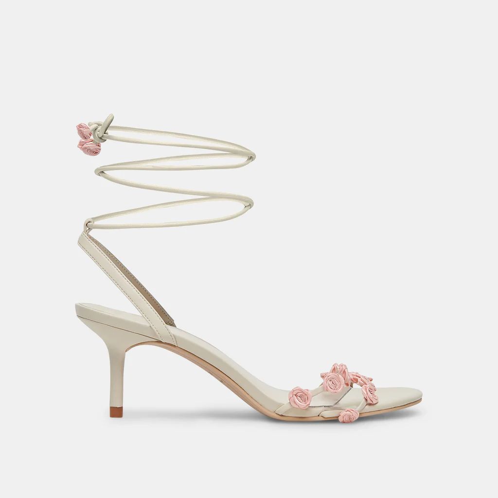 ROSIE HEELS IVORY MULTI STELLA | DolceVita.com