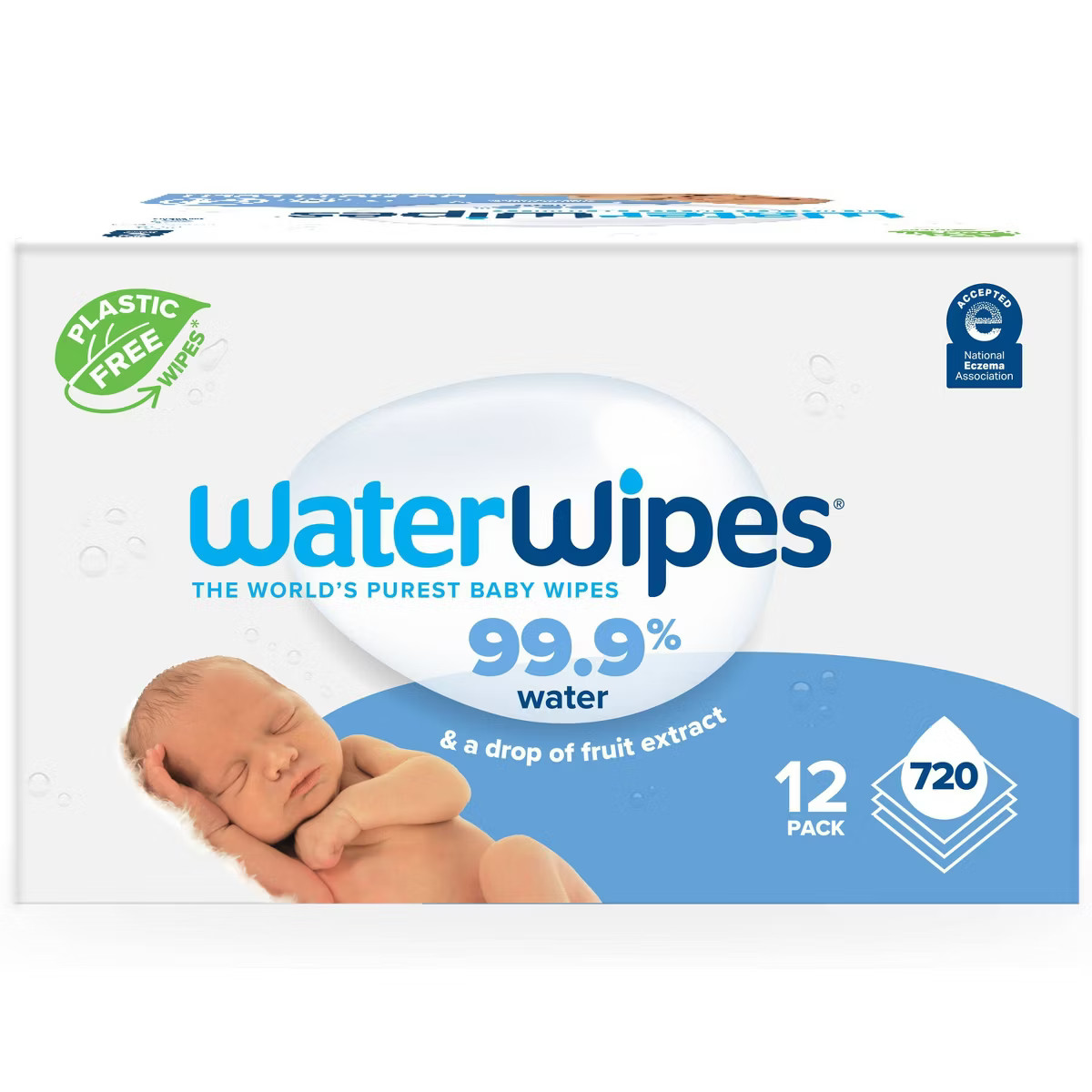 WaterWipes Plastic-Free Original Unscented 99.9% Water Based Baby Wipes - (Select Count) | Target