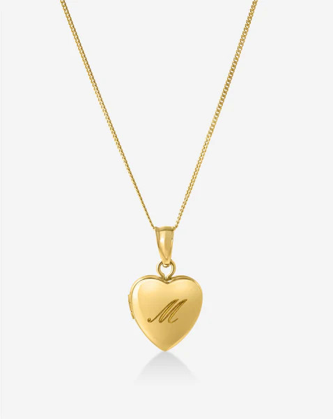 Mini Heart Locket Necklace | Ring Concierge