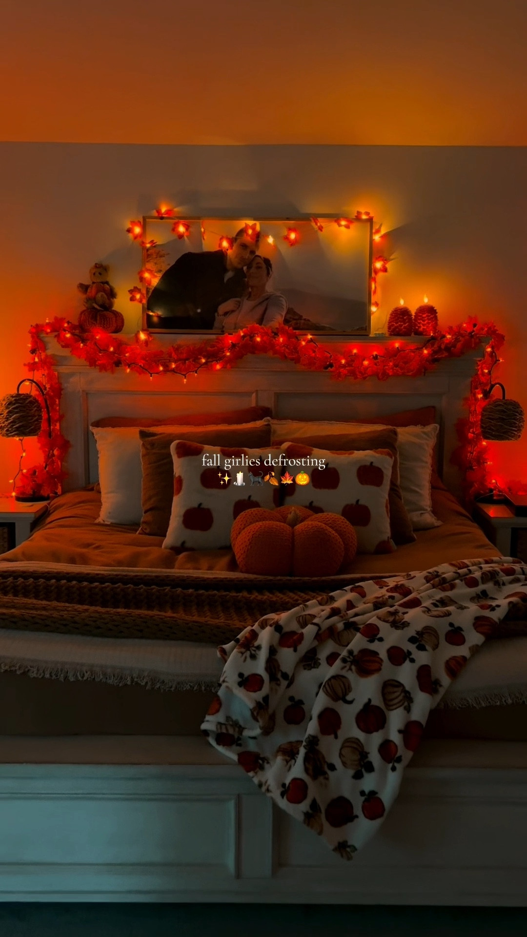 Fall bedroom decor // spooky decorations // Halloween decor 

#LTKSeasonal #LTKHome #LTKFindsUnder50