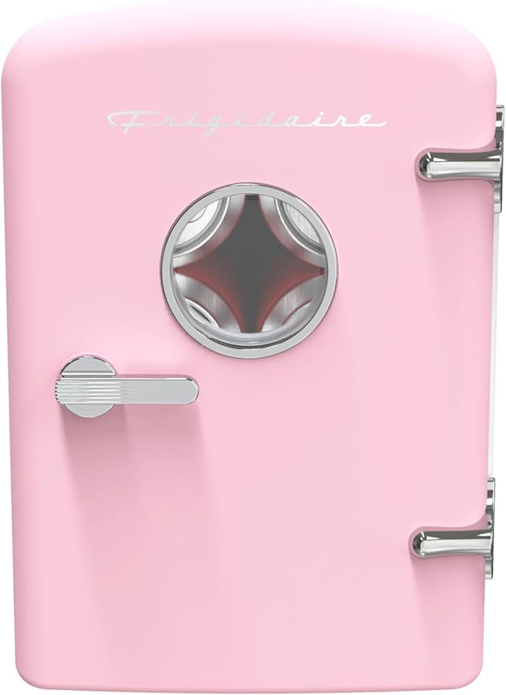 Frigidaire Retro 9-Can Mini Personal Fridge Portable Cooler for Car, Office, Bedroom, Dorm Room, ... | Amazon (US)