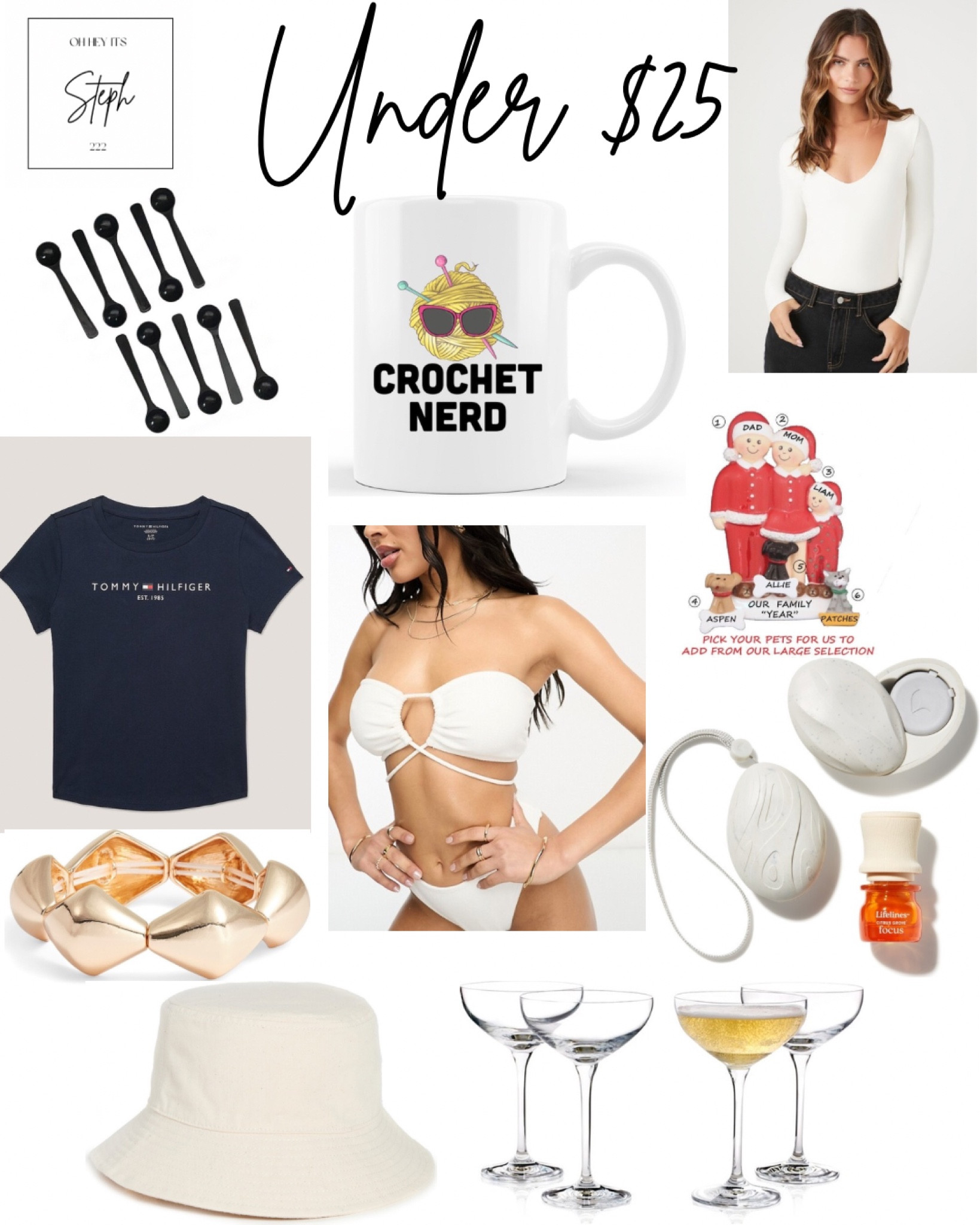 Under $25


V-Neck Bodysuit, forever 21, Miniature Black Scoops, Etsy, Personalized Family Of 3 Ornament, Crocheting Mug, Tommy Girls' Kids' Logo T-Shirt, Tommy Hilfiger, Grounding Stones, Macys, bandeau bikini top, asos, Stretch Bracelet, Nordstrom, Cocktail Glass, Set of 4

#LTKHome #LTKSaleAlert #LTKFindsUnder50