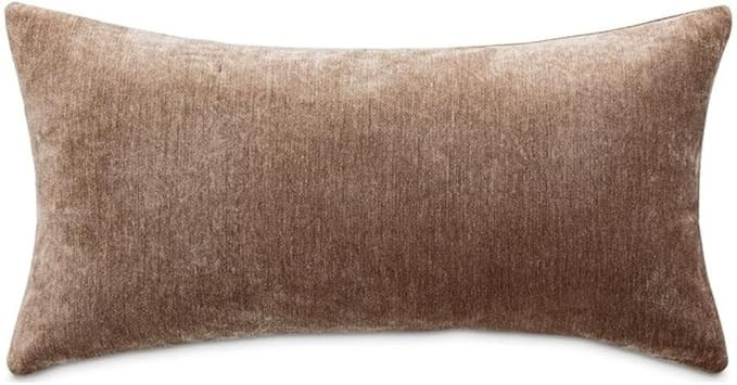 MICHAEL AMINI The Smith 13x24 Chenille Pillow in Truffle Brown in Set of 2 | Amazon (US)