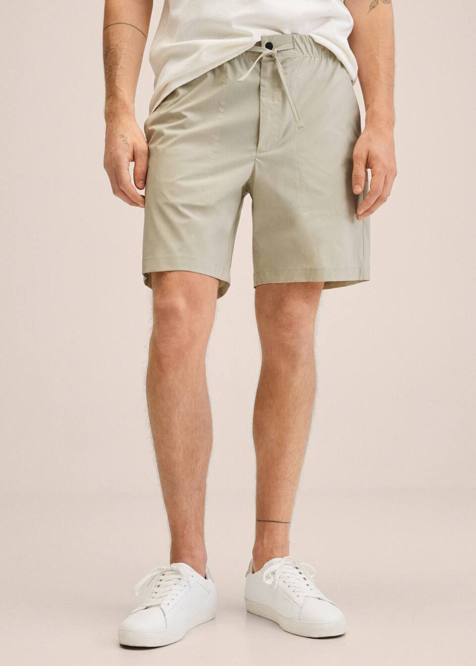 Elastic waist Bermuda shorts | MANGO (US)