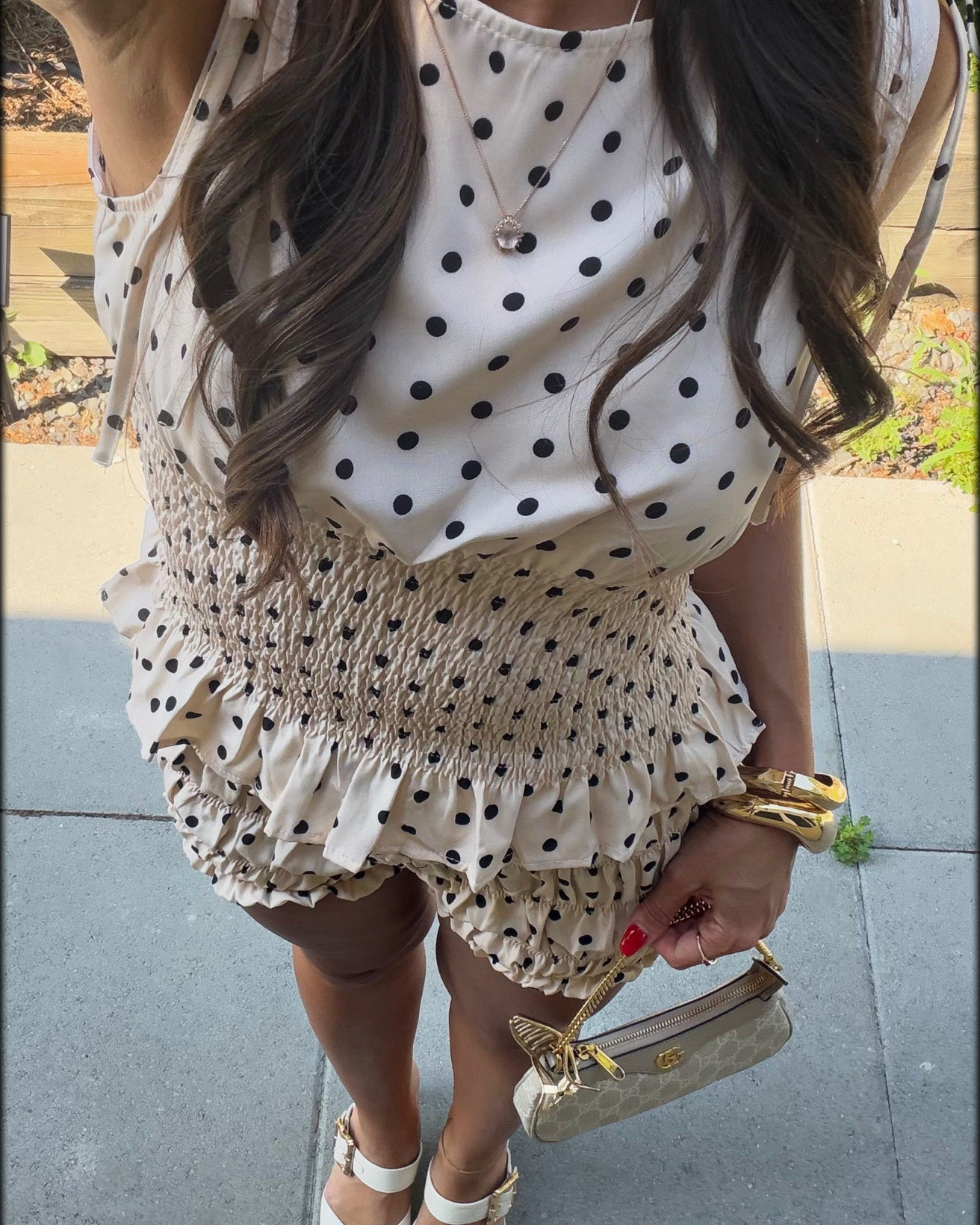 This matching two-piece set might be one of my favorite finds this year. 🤍 I honestly have never gotten so many compliments from strangers wearing one outfit. It’s lightweight, comfortable, flattering, and looks so much more expensive than it is.

If you’re looking for a chic matching set, women’s summer outfit, vacation outfit, date night outfit, bridal brunch look, European summer outfit, girls’ dinner outfit, or an elevated everyday look, this one checks every box. I paired it with white pointed-toe heels, a mini shoulder bag, and gold jewelry for an effortless, polished look.

It’s one of those outfits you throw on and instantly feel put together. Definitely a new staple in my wardrobe.

#LTKootd #LTKBeauty #LTKU