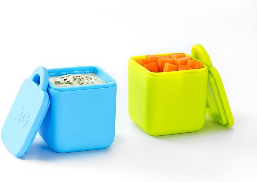 OmieBox (2 pack) Leakproof Dips Containers To Go, Salad Dressing Container, Condiment Container w... | Amazon (US)
