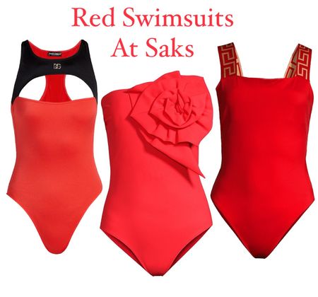 I've been on a search to find the perfect red swimsuit to bring to Italy. These are some I just ordered.
Dolce & Gabbana swimsuit 
Versace swimsuit 
Saks swimwear
Saks swimsuit
One piece swimsuits
Red one piece swimsuit 


#LTKtravel #LTKswim #LTKeurope