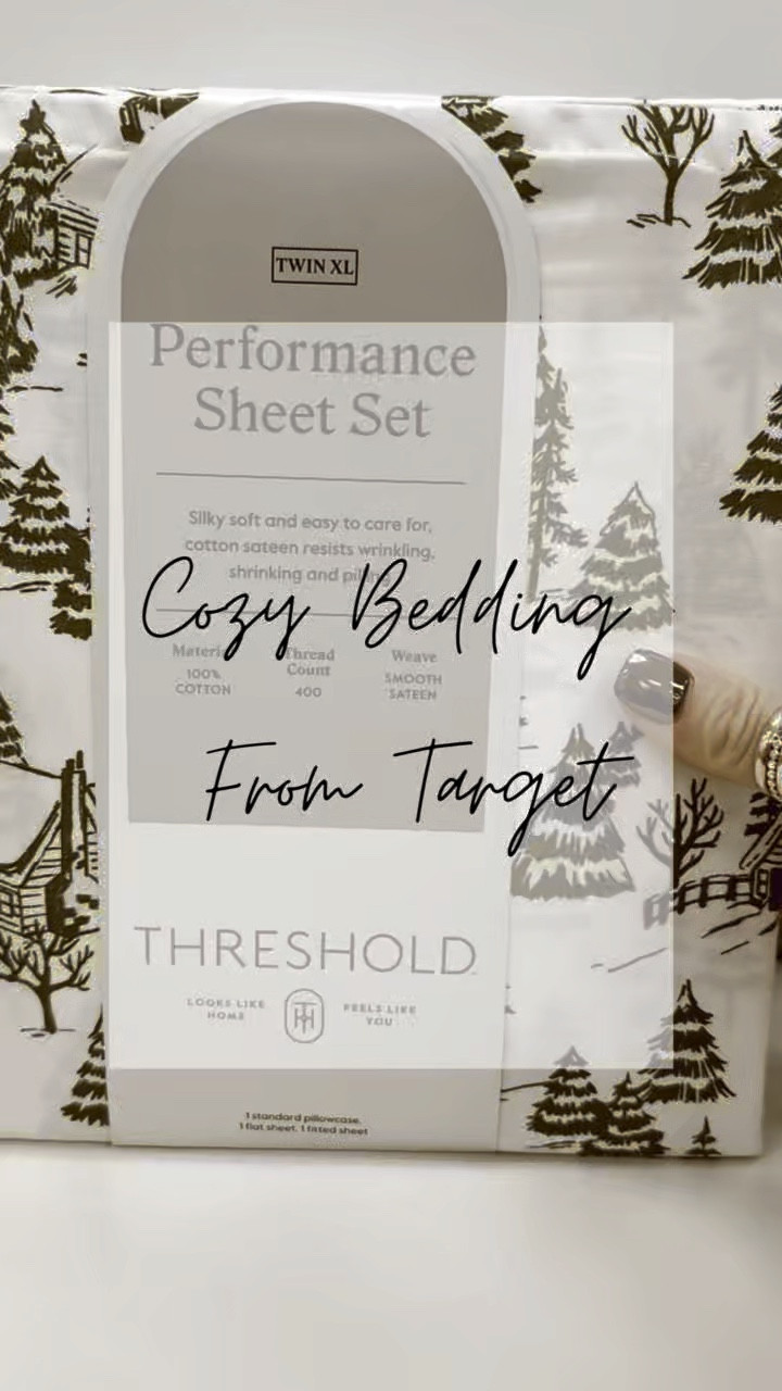 Target has all the cozy bedding options, whether you are just looking for an updated look or want to add a change of color for the season. Everything from comforters, sheet sets, bed blankets, and throw pillows: Target had it all and in the neutral colors that I fill my home with. 

#LTKSeasonal #LTKHoliday #LTKHome