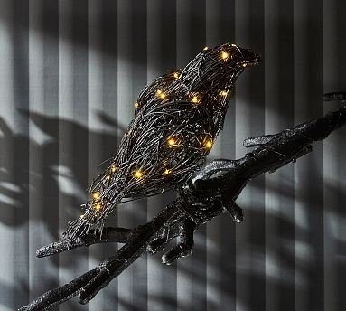Wednesday Lit Raven | Pottery Barn (US)