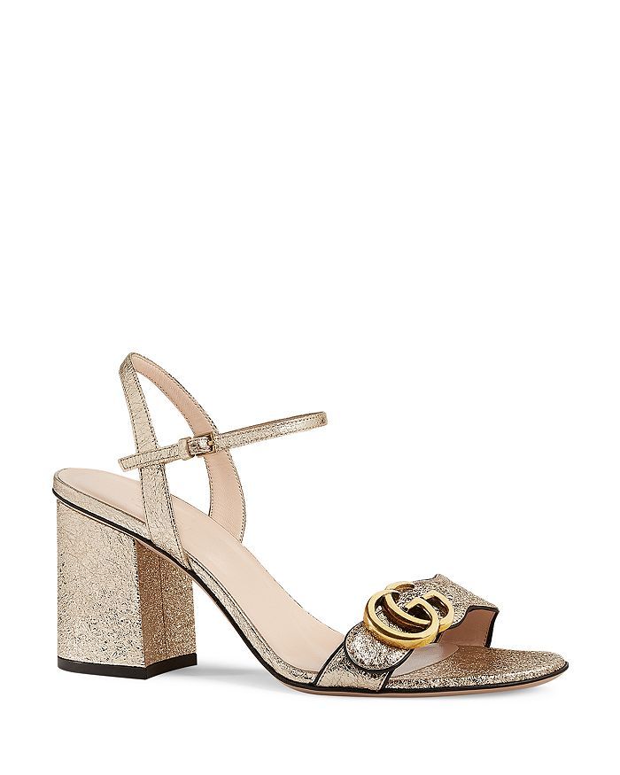 Gucci
            
    
                
                    Women's Marmont High Block Heel Sand... | Bloomingdale's (US)