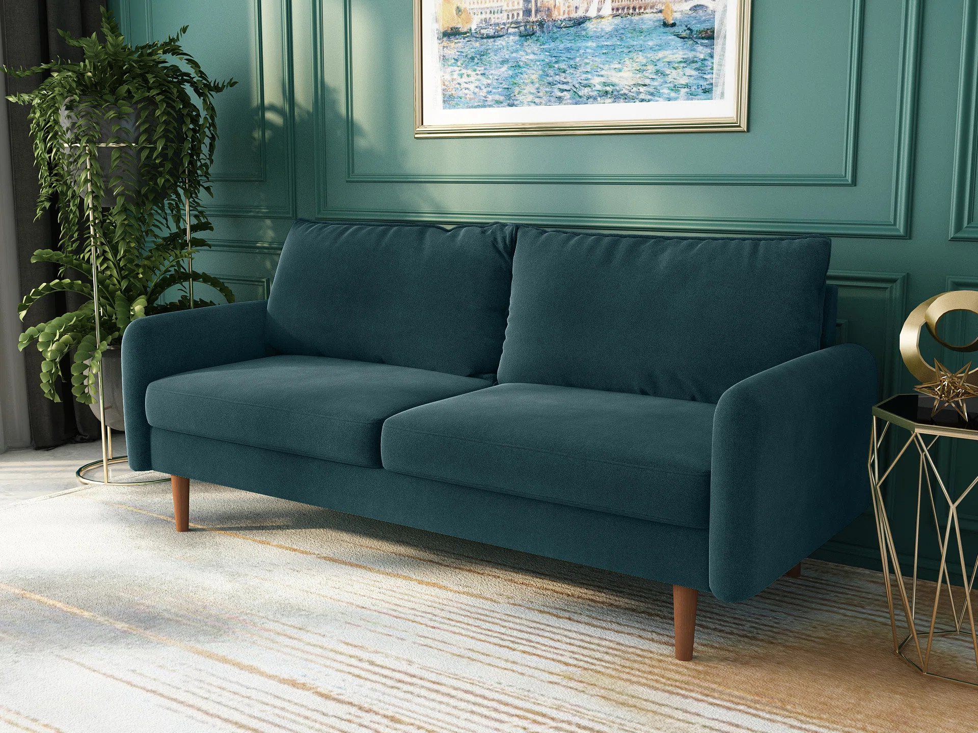 Gaiser 71.6'' Velvet Sofa | Wayfair North America