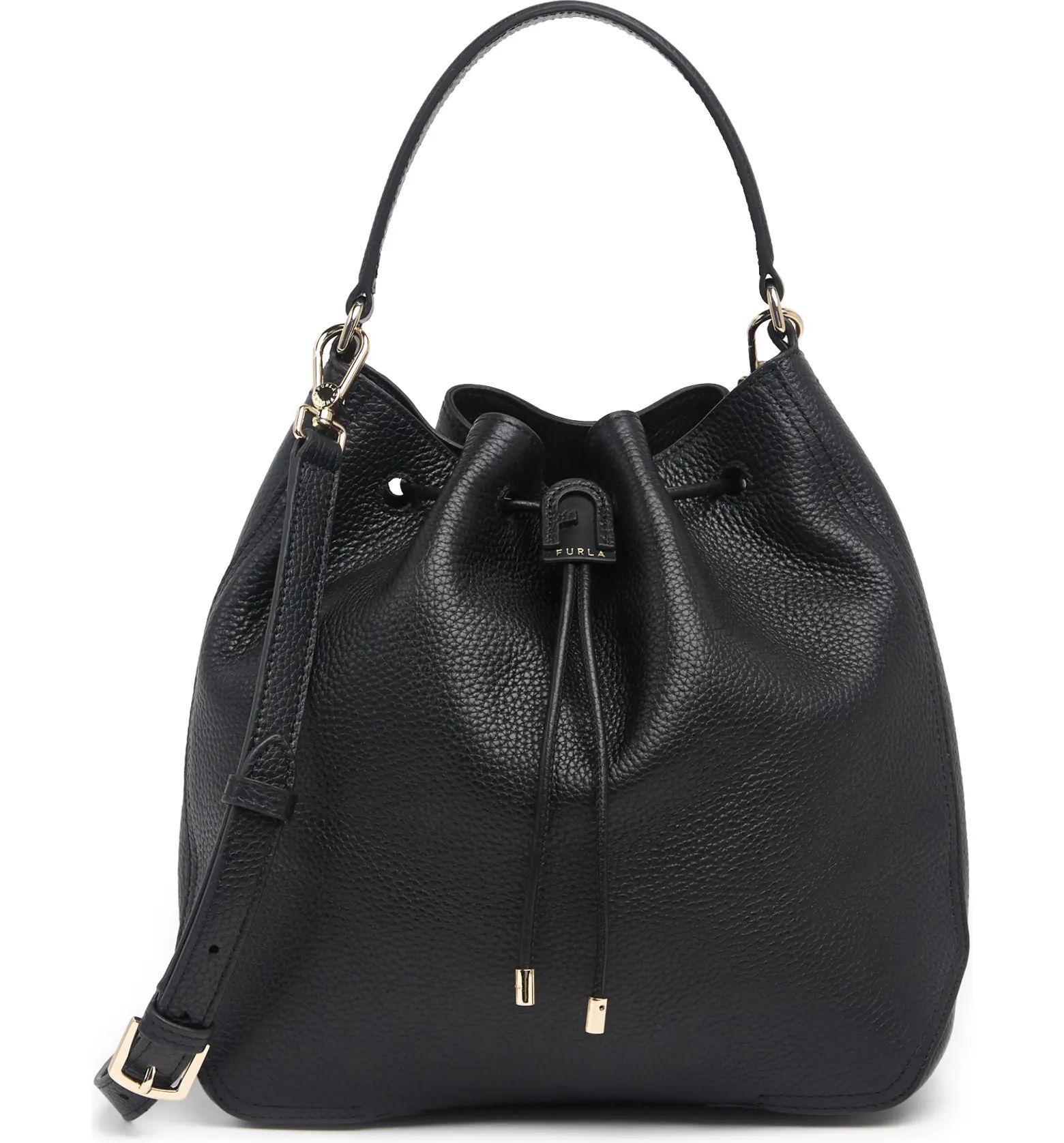 Athena Leather Drawstring Shoulder Bag | Nordstrom Rack