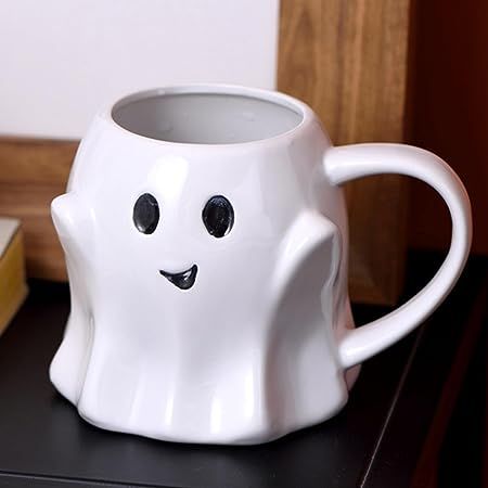 Yopcuvi Ghost Mug, Ceramic Ghost Coffee Mug, Halloween Ghostface Mug, 14 Fl Oz | Amazon (US)