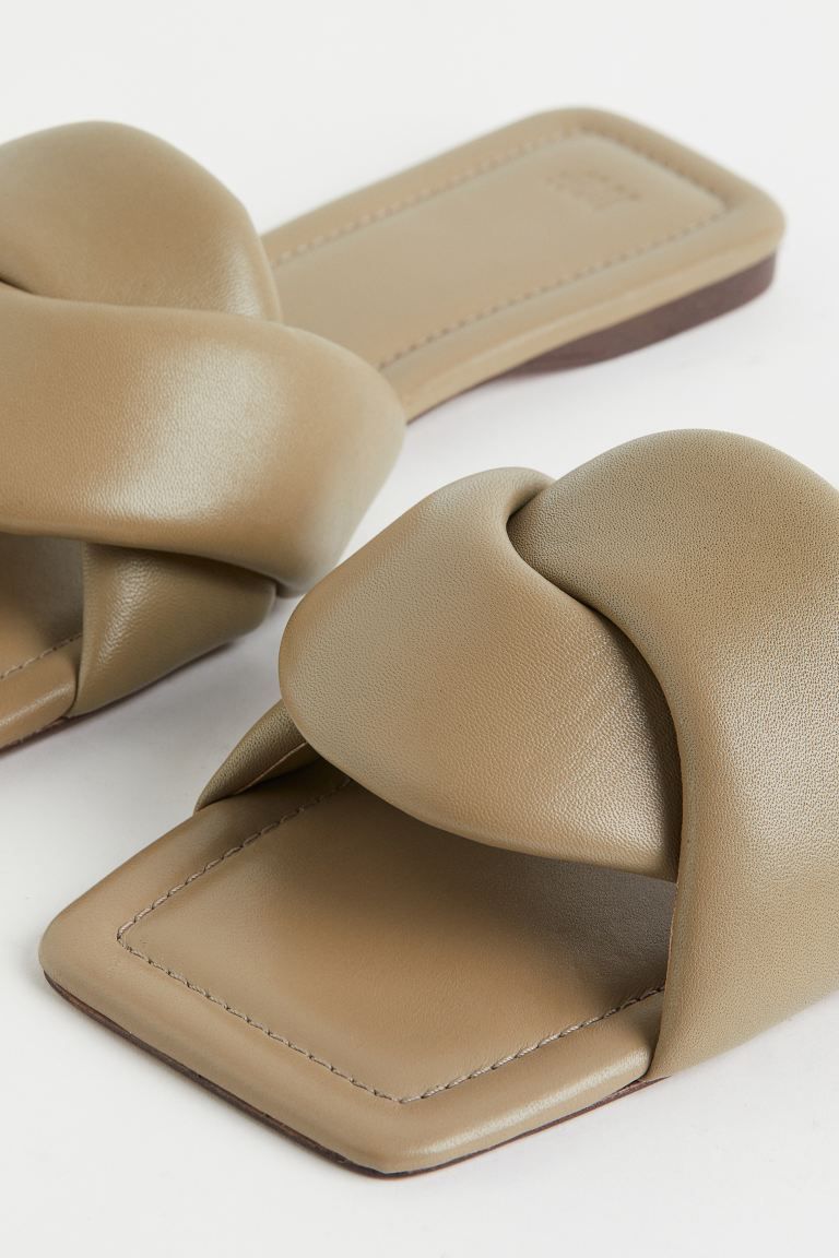 Leather Slides | H&M (US + CA)