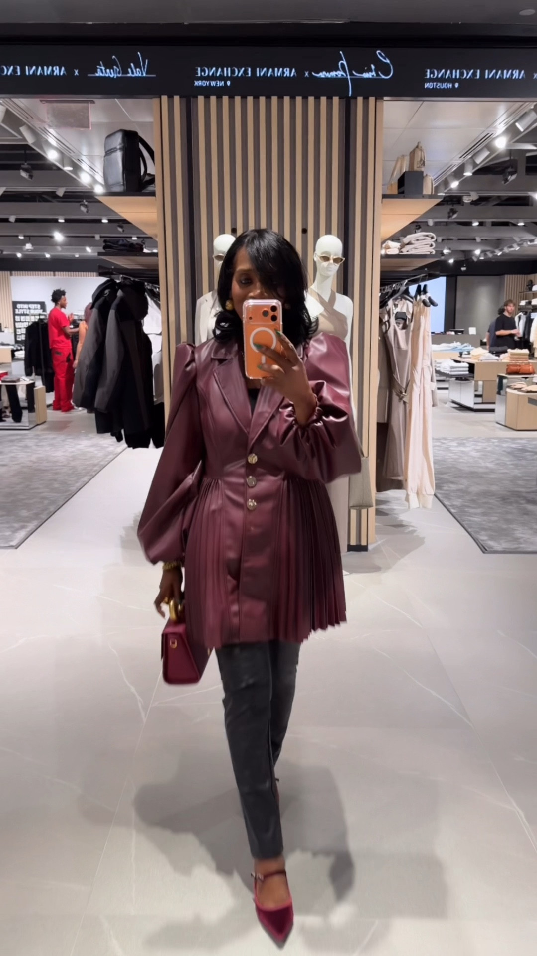 Burgundy continues!! 