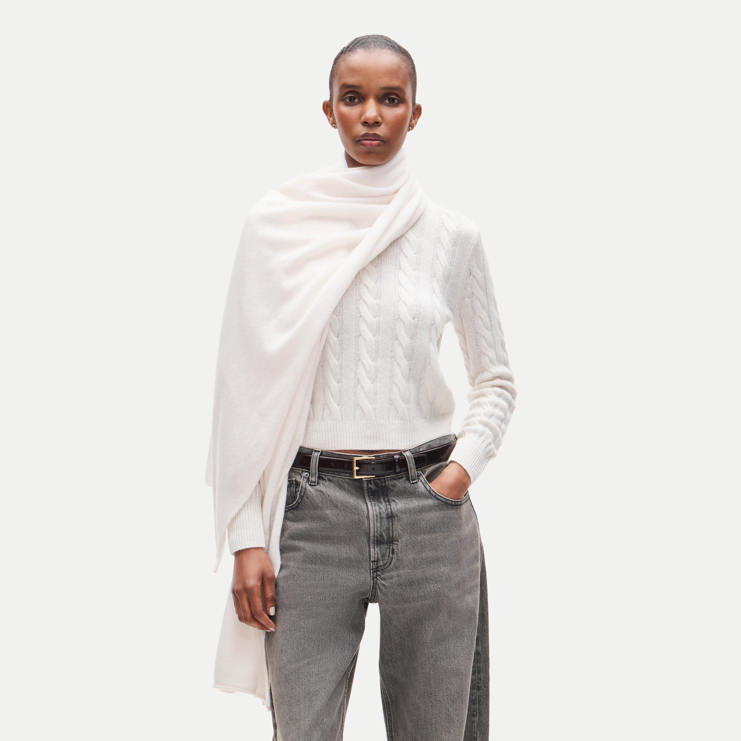Oversized cashmere wrap | J. Crew US