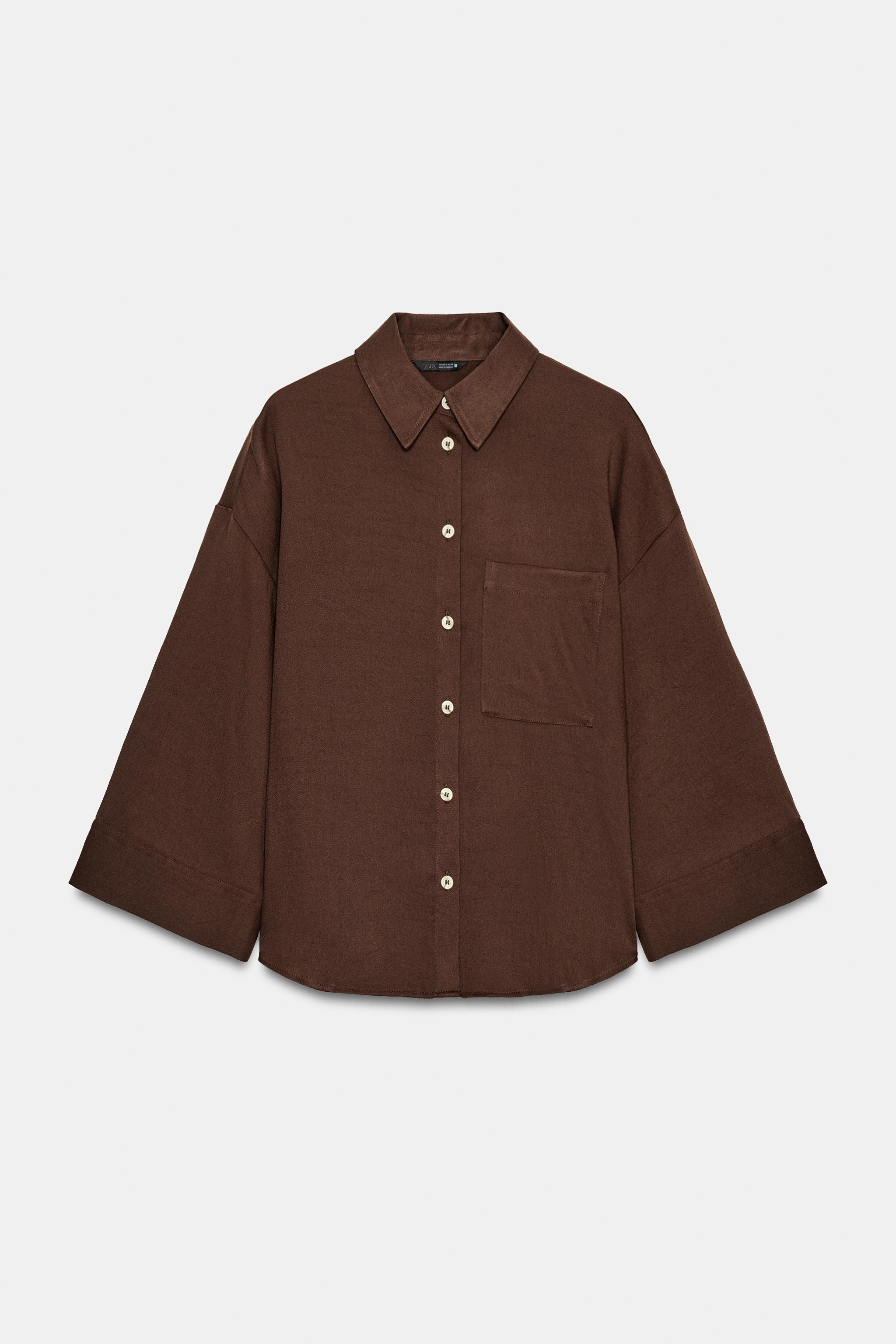 OVERSIZED WIDE SLEEVE SHIRT | Zara US