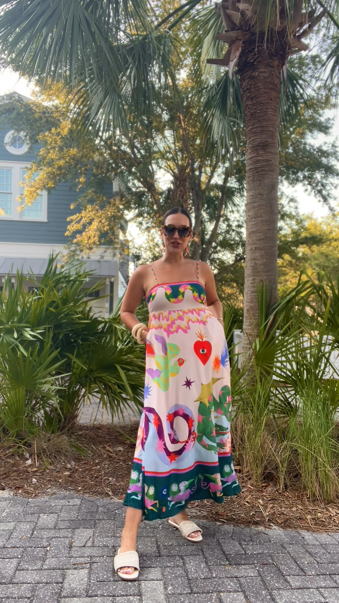 This dress is currently on sale for $15!! Sandals are $25 

#LTKFindsUnder50 #LTKBump