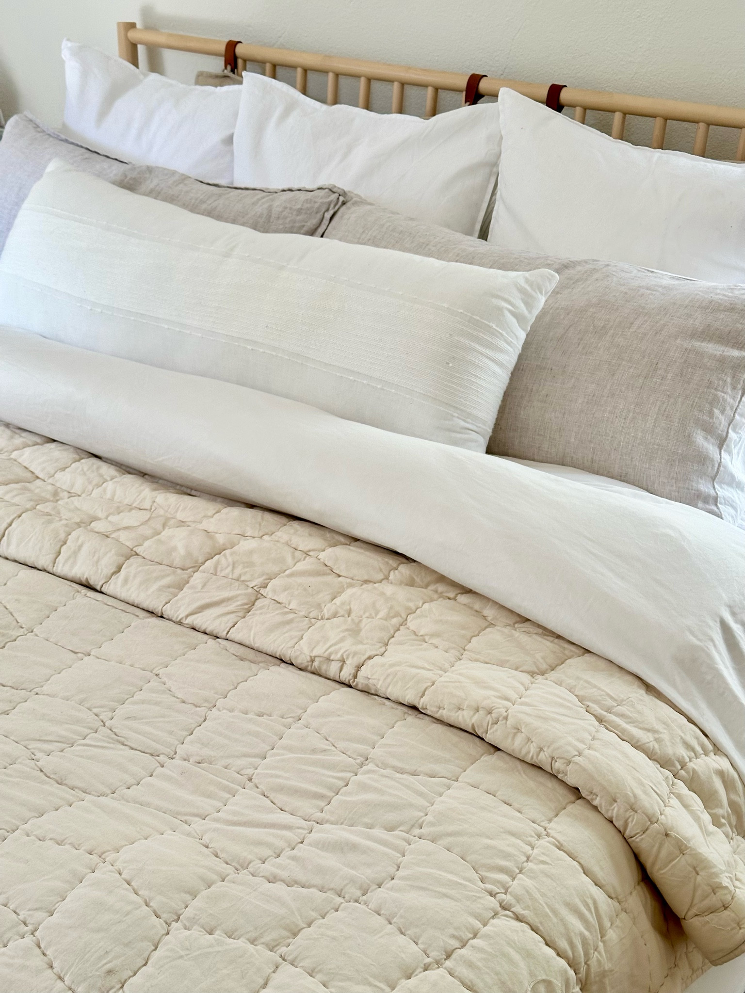 Bedding sources. I couldn’t link our our other sheets that we use in addition to Ettitude, I get everything from Riley Home. I love their Percale and Sateen. 