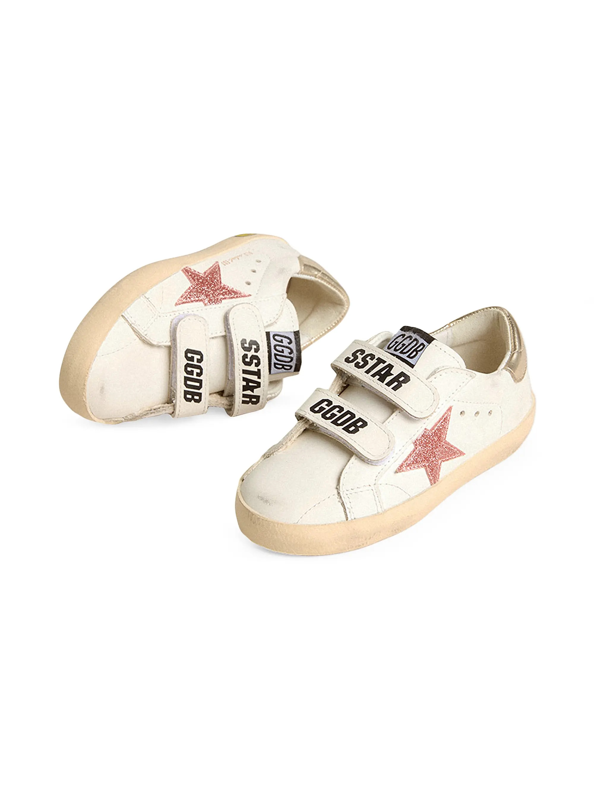 Golden Goose Baby Girl's, Little Girl's &amp; Girl's Old School Leather Glitter Star Sneakers | S... | Saks Fifth Avenue