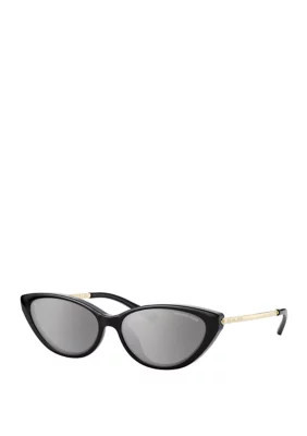 Michael Kors Women's Plastic Cat Eye Black Sunglasses | Belk