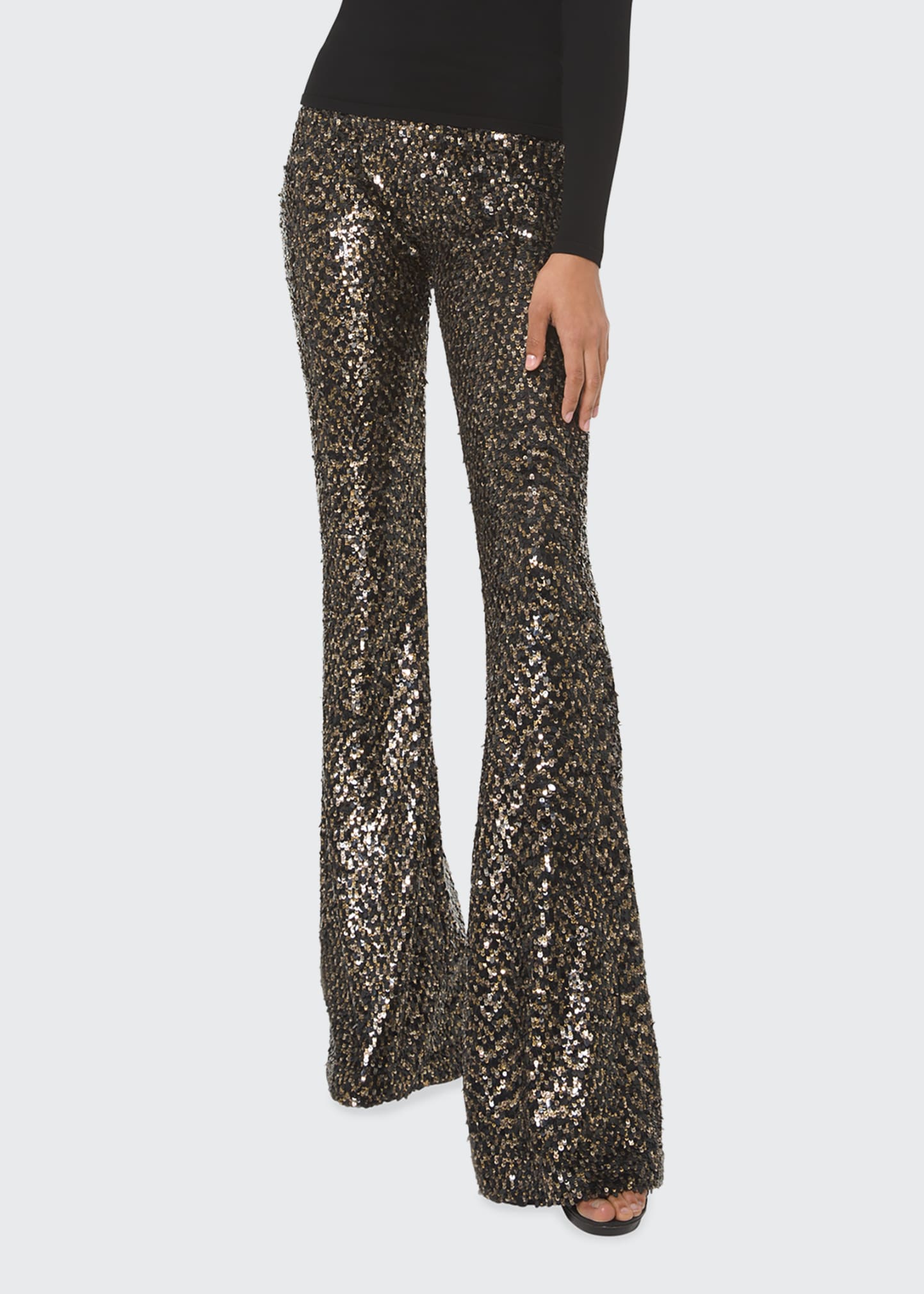 Sequin Flare Pants | Bergdorf Goodman