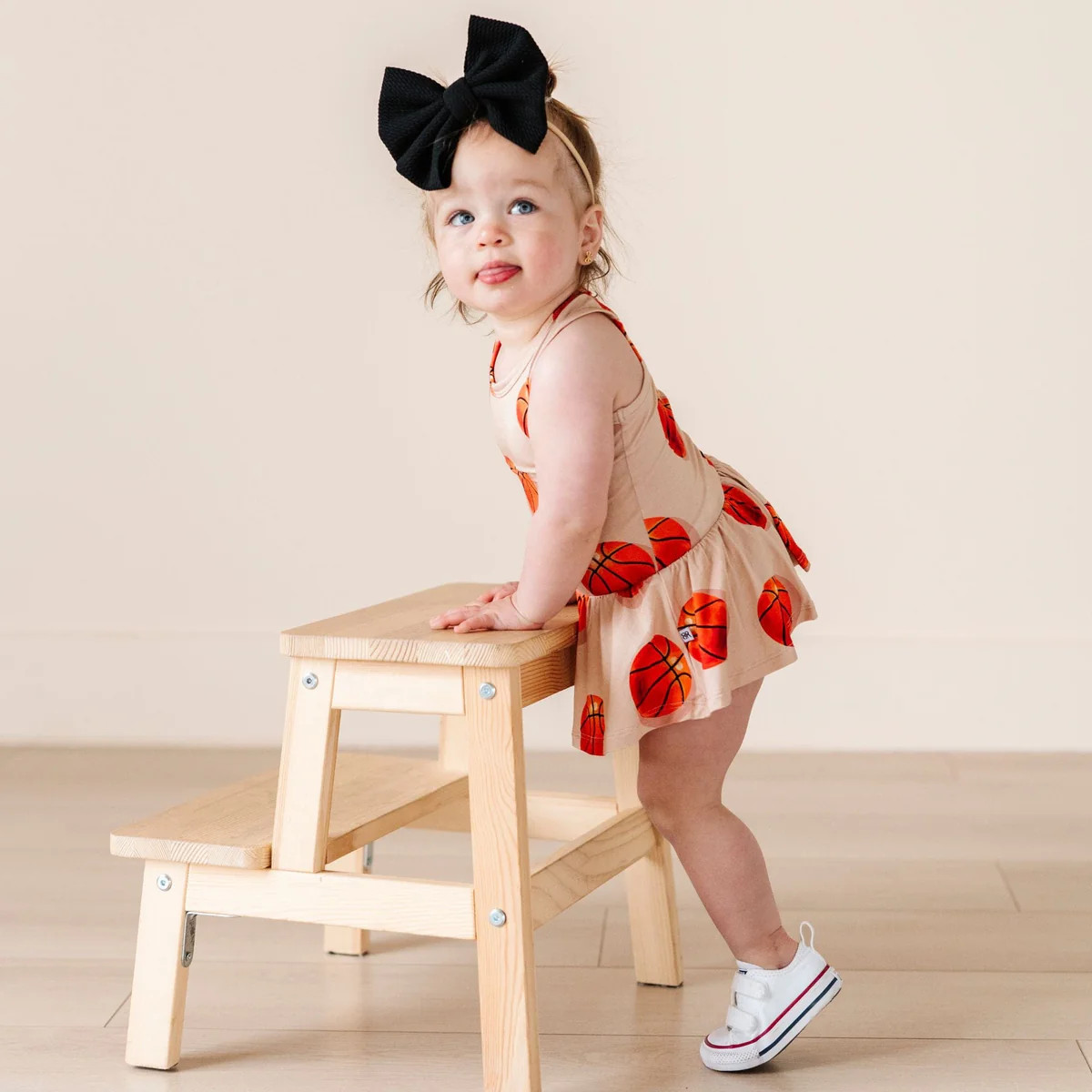 Hoop, There It Is Racer Back Ruffle Dress | Bums & Roses