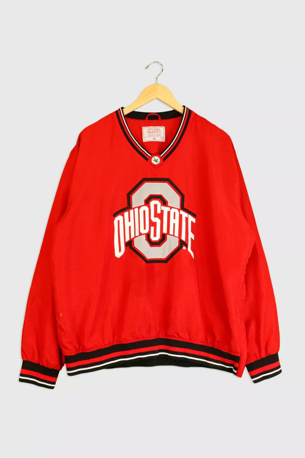 Vintage Ohio State Varsity Patched Jersey Style Pullover Jacket | Urban Outfitters (US and RoW)