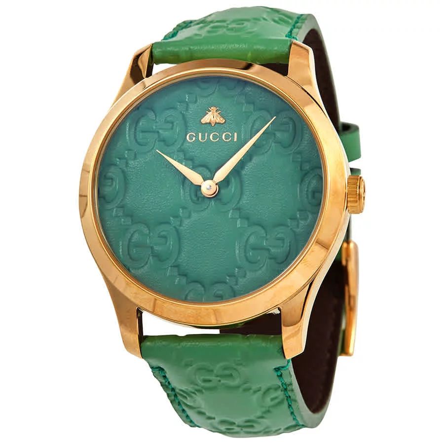 Gucci G-Timeless Quartz Green Dial Ladies Watch YA1264099 | Walmart (US)