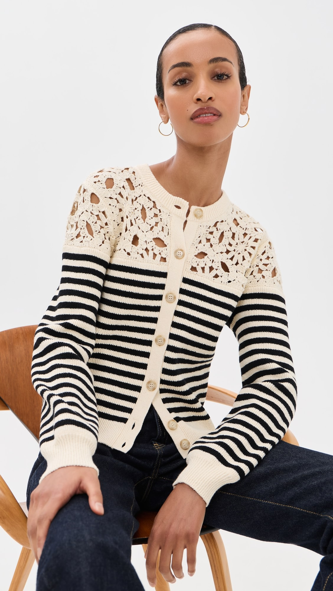 The Coastal Stripe Cardigan | Shopbop
