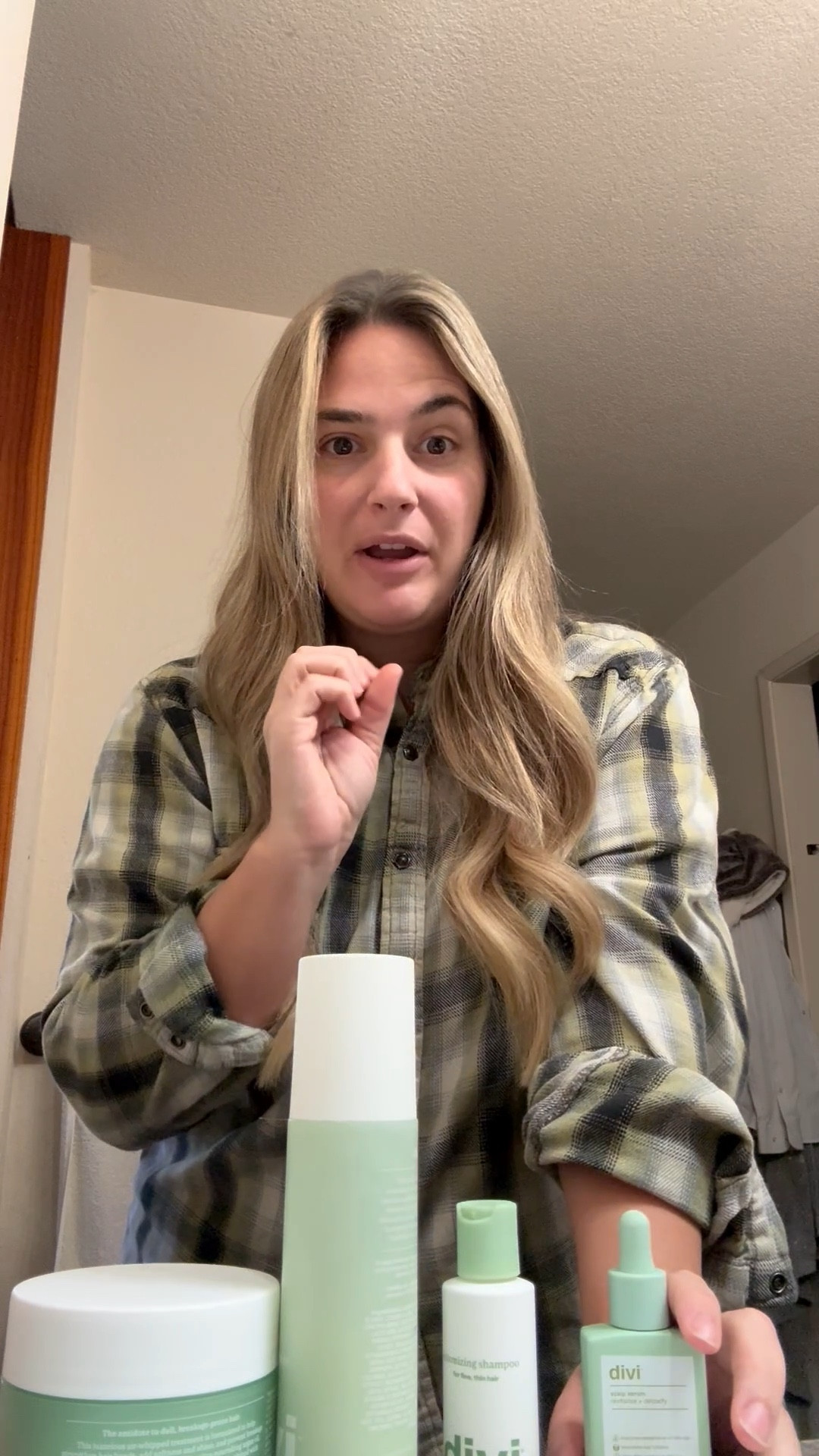 My DIVI Hair Must-Haves (all on Black Friday sale!) ✨🤍

The very first DIVI product I ever tried was the Whipped Hair Mask, and it completely changed my hair. I have extensions, and this mask made BOTH my natural hair + extensions so much healthier and last so much longer.

Then I fell in love with their Scalp Serum — it absorbs fast, never makes me greasy, and has made such a difference in my natural hair growth and overall health.

The Leave-In 3-in-1 Conditioner is another must. I use it after washing, after swimming, and even before swimming to protect my hair. Lightweight, detangling, and just easy.

My newest discovery: the Volumizing Shampoo + Conditioner. I tested the travel sizes first because I’m super picky… loved it so much I immediately bought the full sizes while they’re on sale. 🙌

Honestly, I haven’t tried one product from DIVI that I don’t love — and everything is on sale for Black Friday.

#LTKGiftGuide #LTKSaleAlert #LTKCyberWeek