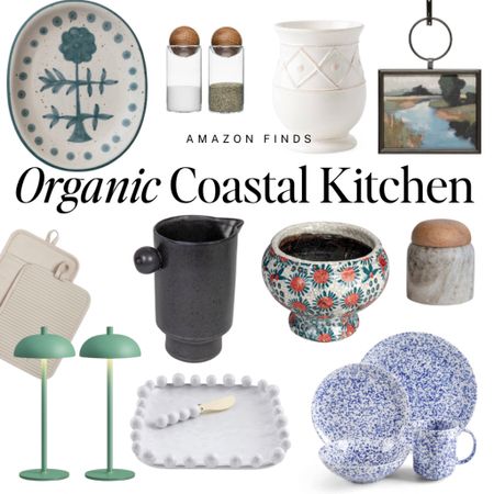 Amazon Kitchen:
Modern Coastal but Organic (and looks aged, without the vintage hunt.)

Like things you borrowed from your grandmothers beach house. 

Obsess worthy? These salt and pepper shakers.  The balls just sit there, but they still have shaker holes underneath. Perfection. 

coastal finds, chinoiserie, blue and white, neiman marcus, nordstrom, belk, modern, bold, pop of color, anthro, anthropologie, home goods, marshalls, bloomingdales, serena lily, tabletop, table setting, set the table, summer decor, entertaining inspo, weekend sale, studio mcgee x target new arrivals, coming soon, new collection, fall collection, console table, bedroom furniture, dining chair, counter stools, end table, side table, nightstands, framed art, art, wall decor, rugs, area rugs, target finds, target deal days, outdoor decor, patio, porch decor, sale alert, pool decor, tj maxx, pillows, throw pillow, outdoor entertaining, patio inspo, outdoor furniture, coastal grandmother, amazon home, world market, ballard designs, opalhouse, wayfair finds, high end look for less, studio mcgee, target home, boho, modern coastal, grandmillenial, hearth and hand. Pb, pottery barn, crate and barrel, cane furniture, rattan, wicker, kitchen decor, modern kitchen, kitchen organization, pretty kitchen, spring refresh, organic modern coastal





#LTKfindsunder100 #LTKhome #LTKfindsunder50