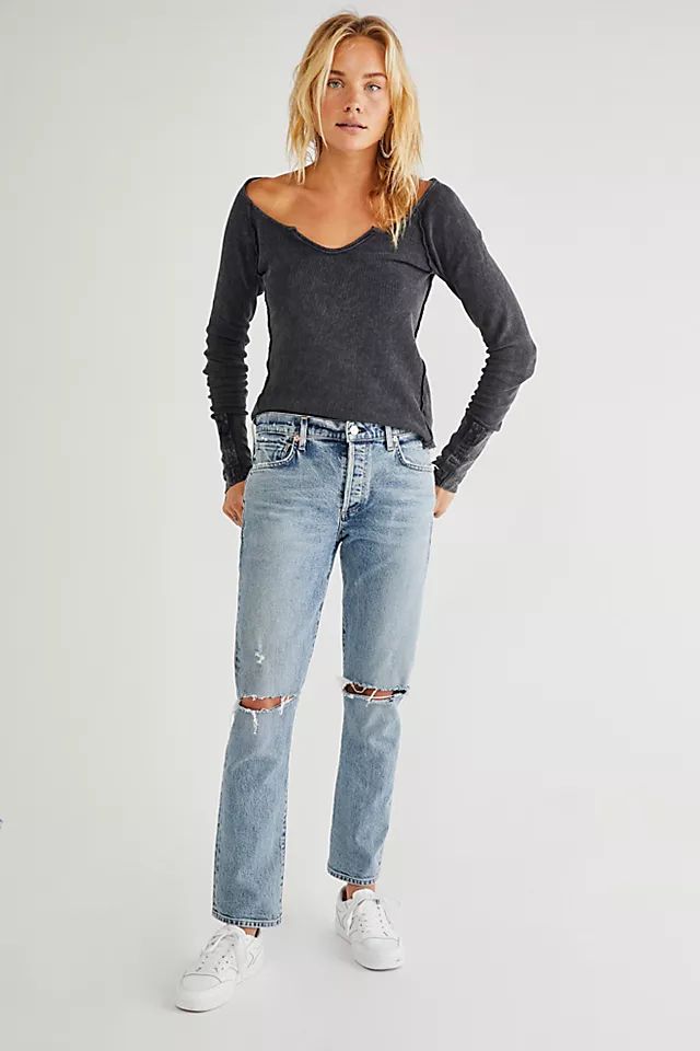 Citizens of Humanity Emerson Crop Slim Boyfriend Jeans | Free People (Global - UK&FR Excluded)