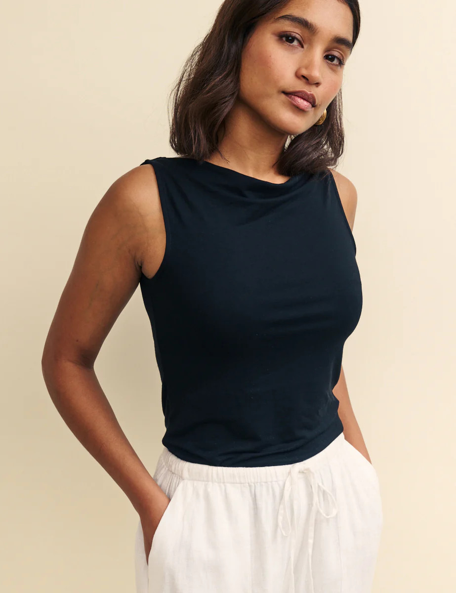 Black Jersey Slash Neck Top
  

  
    £45.00 | Nobody's Child