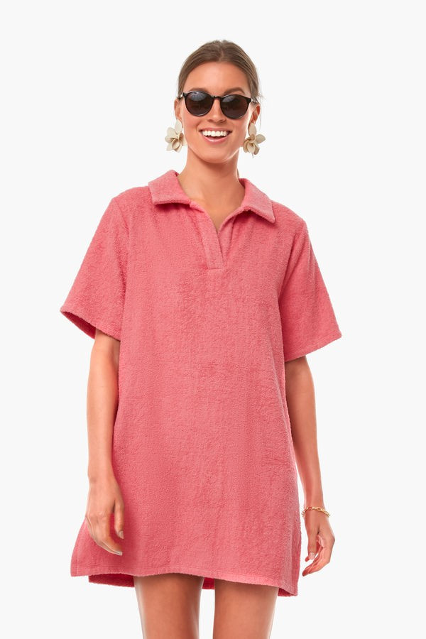 Pink Polo Terry Dress | Tuckernuck (US)