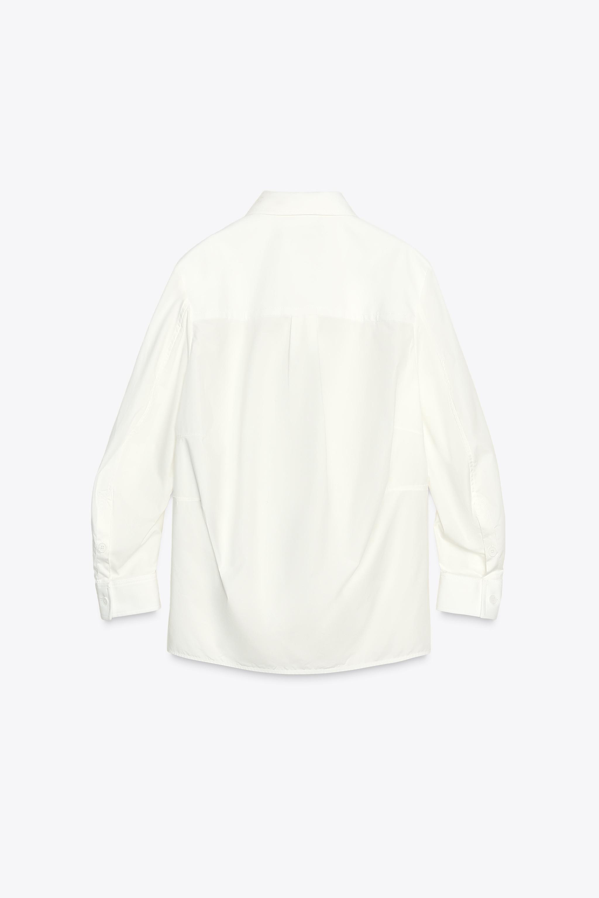 ZW COLLECTION POPLIN SHIRT | Zara UK