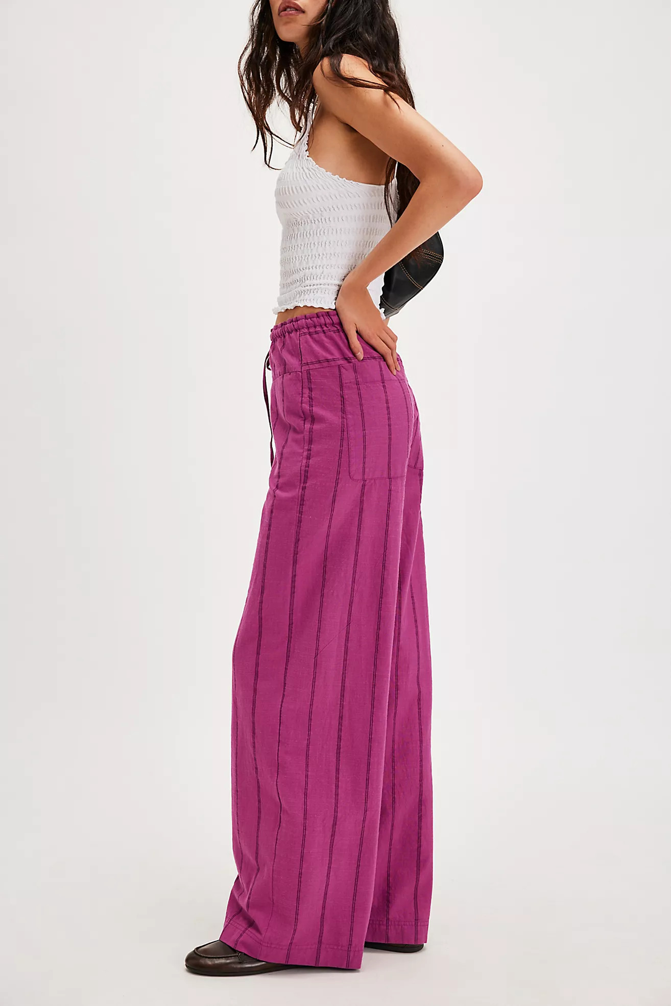 Hudson Canyon Textured Stripe Pants | Free People (Global - UK&FR Excluded)