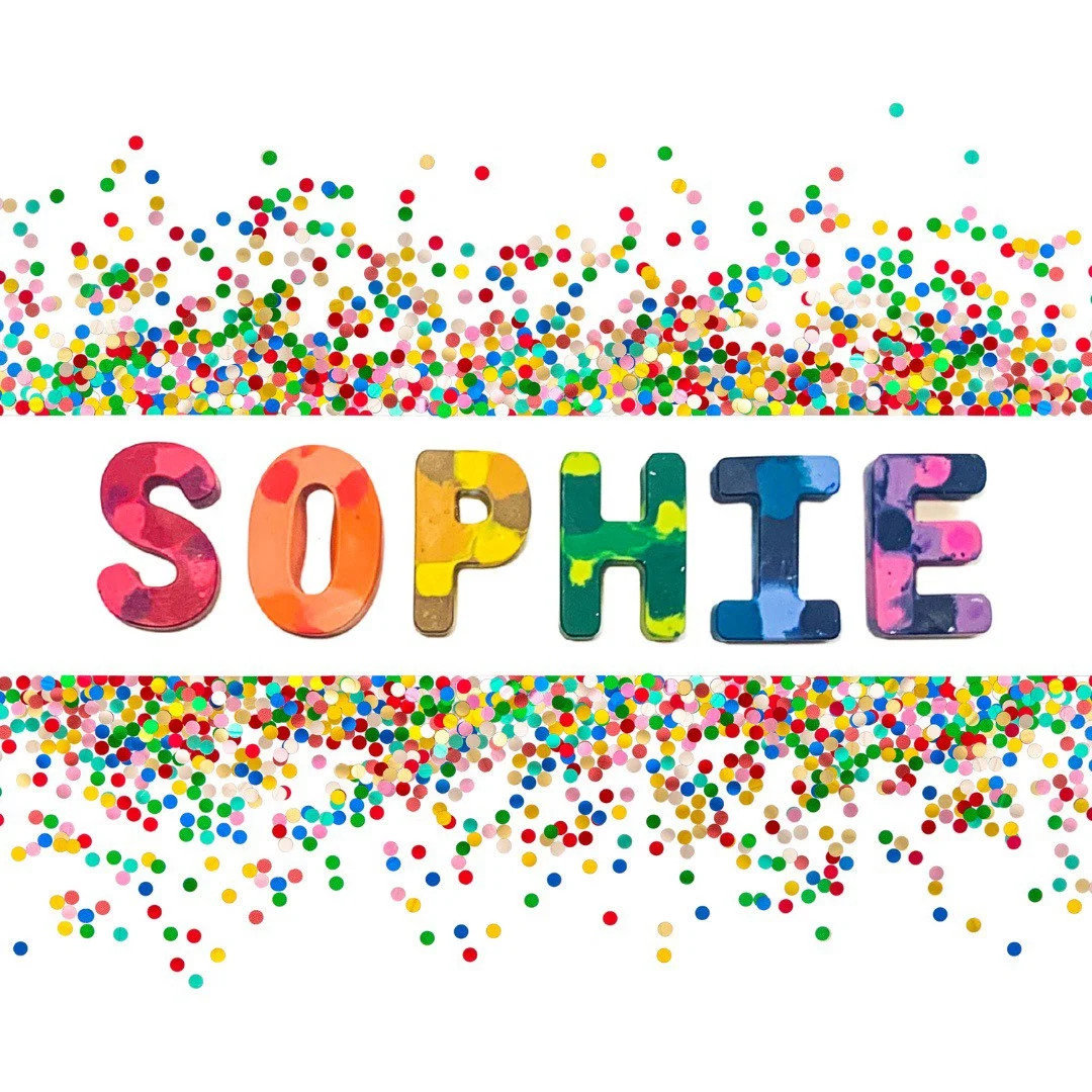 Personalized Crayon Names, Kids Birthday Gift, Gift, Crayon Letter Personalized Name, Kids Gift, ... | Etsy (US)