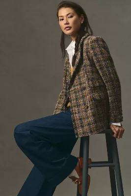Noize Alba Tweed Blazer | Anthropologie (US)